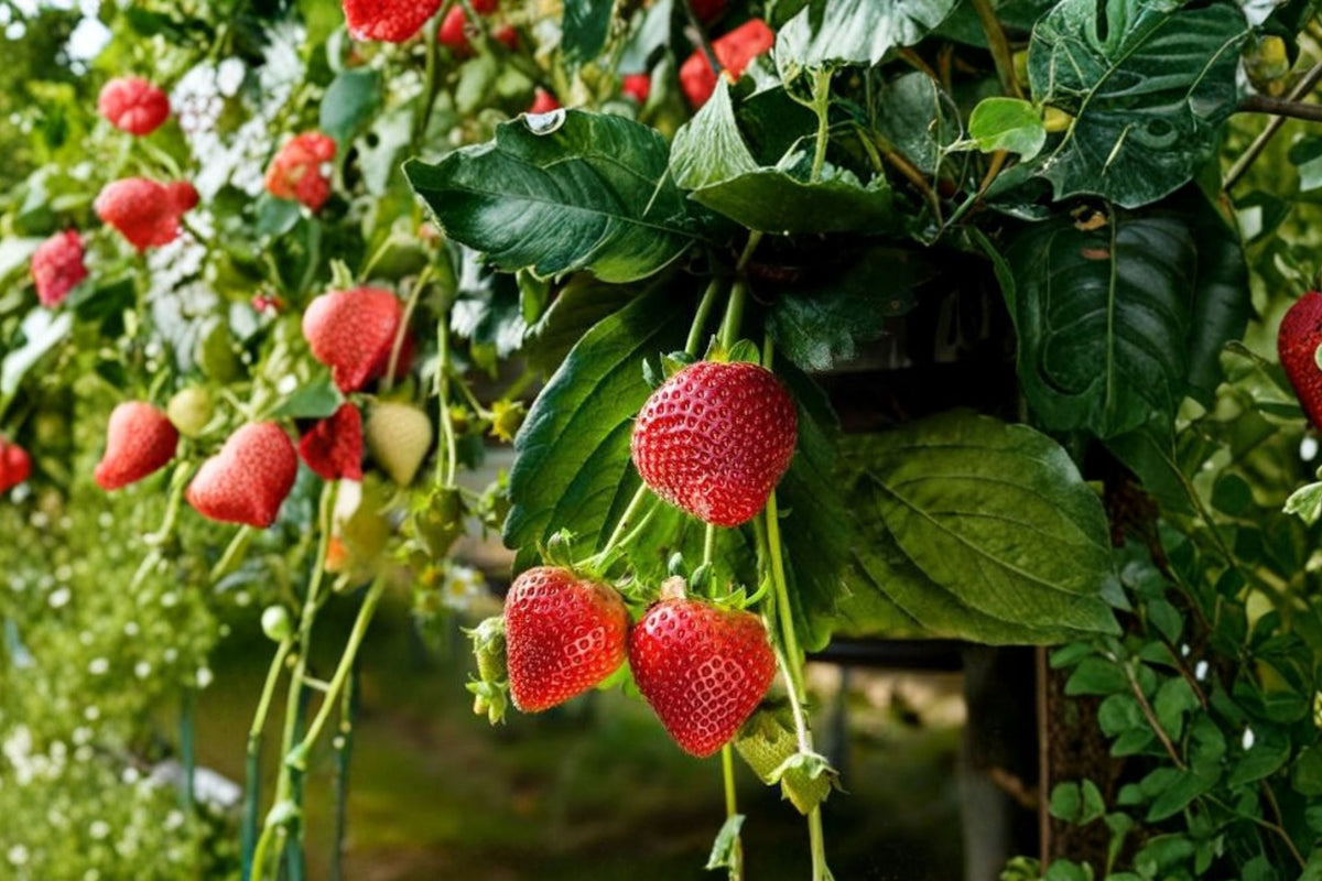 10 Eversweet Everbearing Strawberry Live Plants - Rooted Plugs