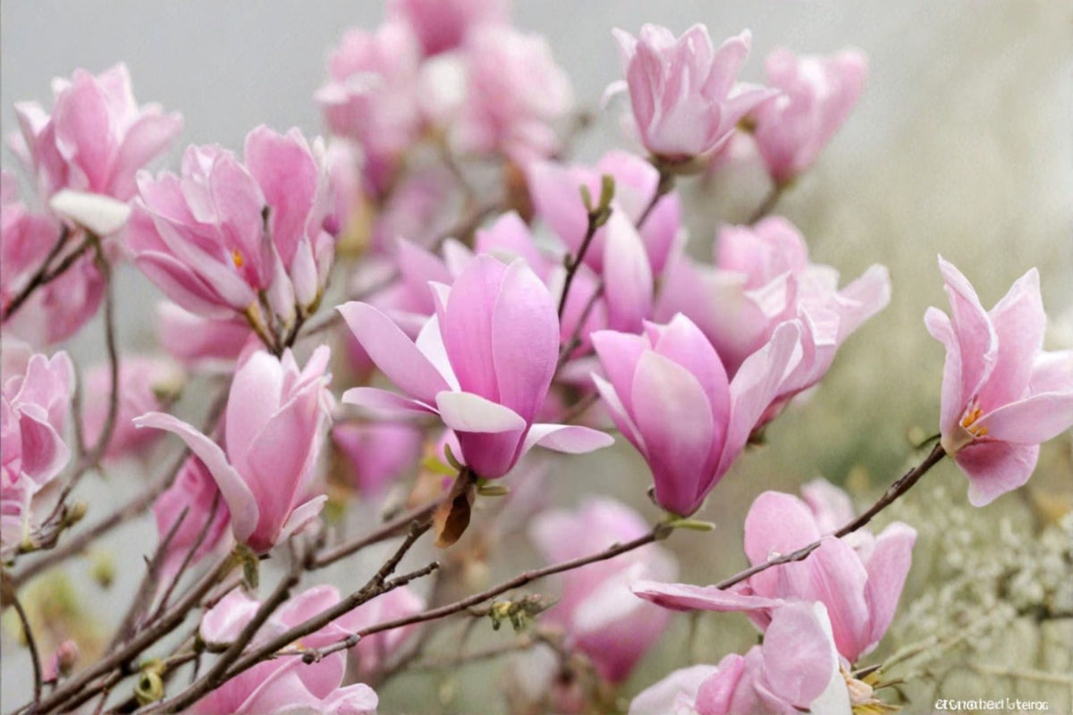 Magnolia x 'Jane' Live Plant – 6-12 in, 2.5 in Pot, Pink-Purple Flowers, Zones 4-7