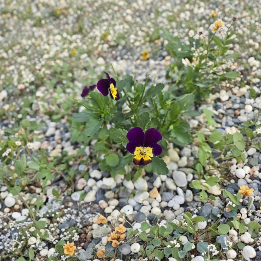 Viola Live Plant – Well Rooted Starter Plant, 4-8 Inch, Compact Blooms