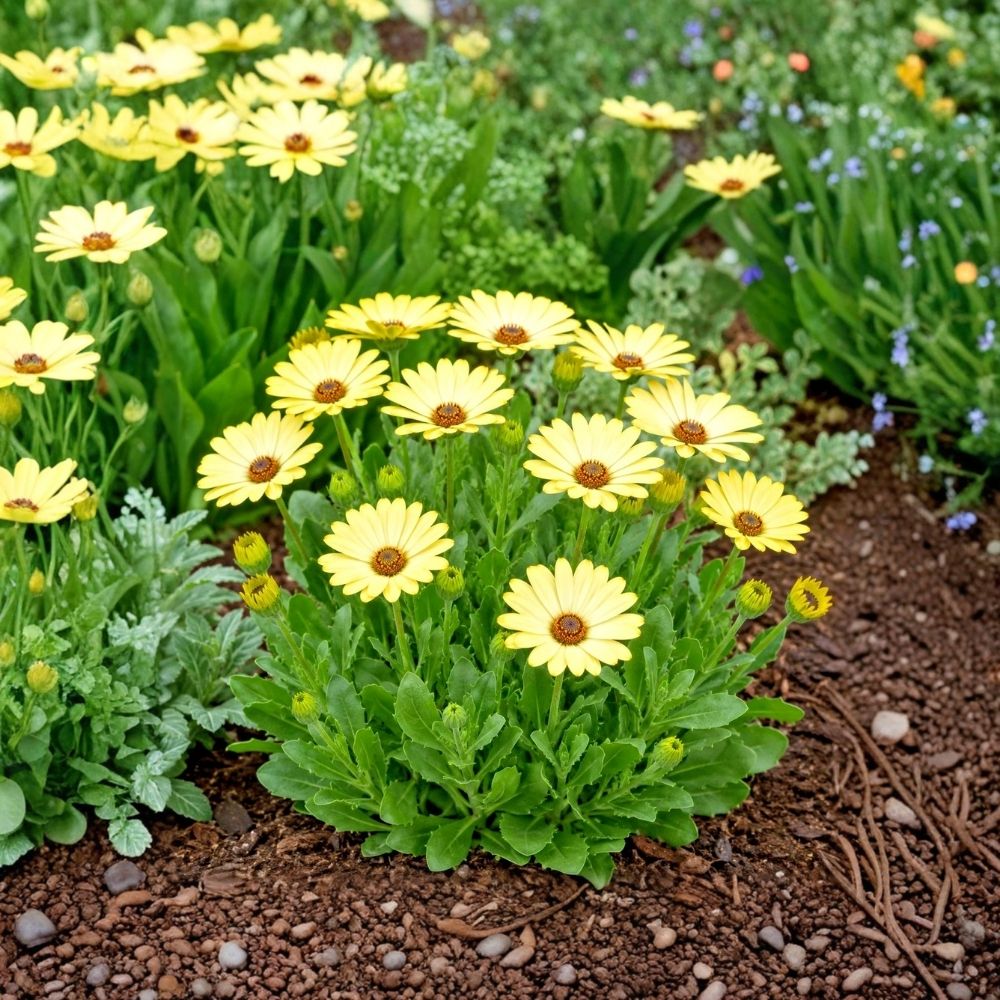 Banana Cream Daisy Live Plant - Perennial Bare-Root Starter, Pollinator Friendly, Full Sun (Zones 5–9)
