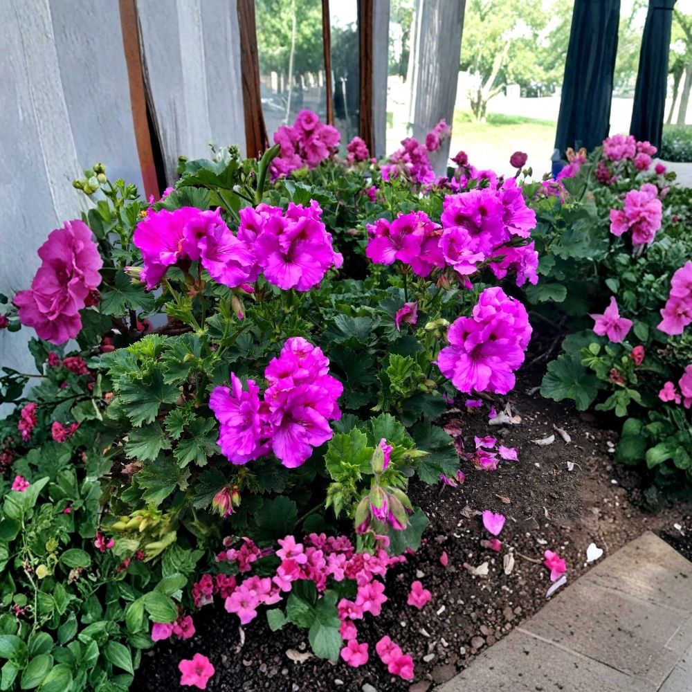 Purple Pelargonium Fancy Regal Geranium Live Plant Cutting (6–8 inches) – Lavender Orchid-Like Blooms