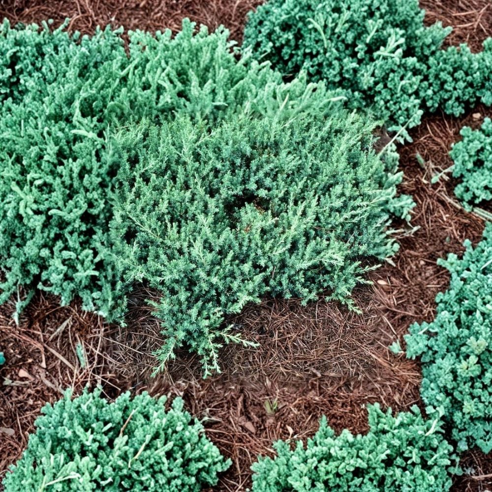 Blue Rug Juniper (Juniperus horizontalis 'Wiltonii') Live Plants – 25, 3.5-Inch Pots