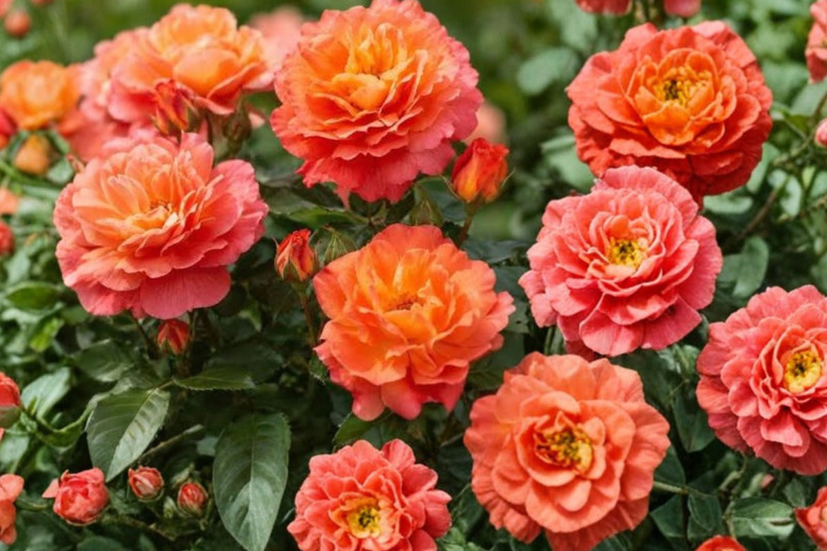Westerland Climbing Rose Live Plant (4–6 in) - Orange-Apricot Fragrant Climber, Rooted Plant